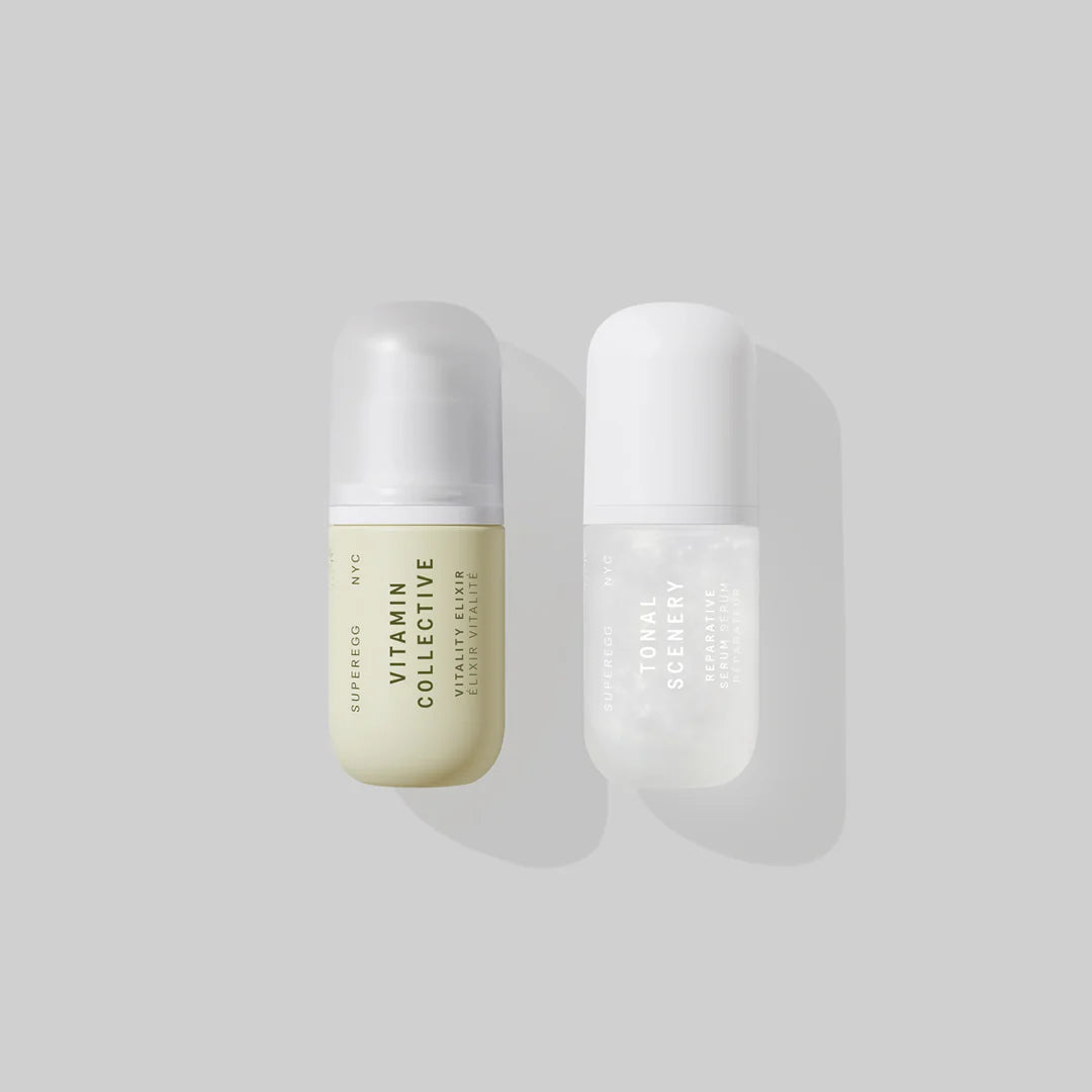 Glow & Repair Set (Vitamin Elixir + Tonal Scenery Serum)